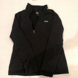 Women’s Patagonia Better Sweater 1/4-Zip Fleece - Medium, Black